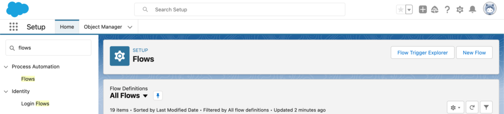 Create Salesforce flow